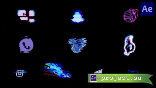 Videohive - Glitch Simple Logo Pack | After Effects - 35980405 - Project for After Effects