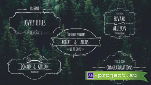 Videohive - Lovely Titles - 35998602 - Project for After Effects