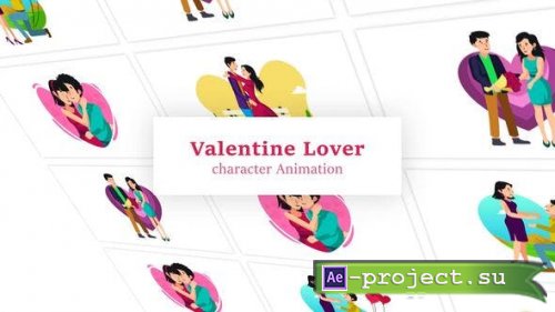 Videohive - Valentine Scene Animation Pack - 35997661 - Project for After Effects