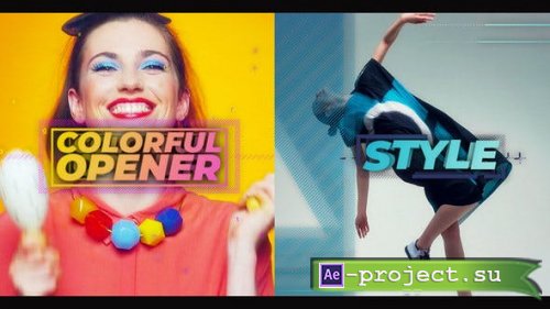 Videohive - Colorful opener - 21634457 - Project for After Effects