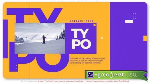 Videohive - Typographic Clean Intro - 36027976 - Project for After Effects