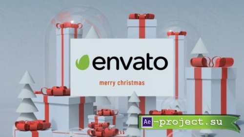 Videohive - Gifts Christmas Logo - 35359407 - Project for After Effects