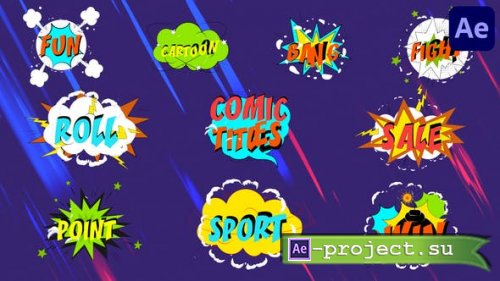 Videohive - Comic Titles | After Effects - 36022673 - Project for After Effects