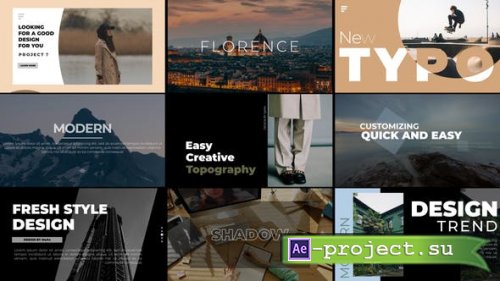 Videohive - Typography Slide | After Effects - 35377239 - Project for After Effects