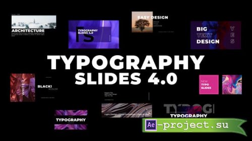 Videohive - Typography Slides 4.0 | After Effects - 35498053 - Project for After Effects