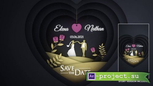 Videohive - Wedding Day Paper Intro - 32483152 - Project for After Effects