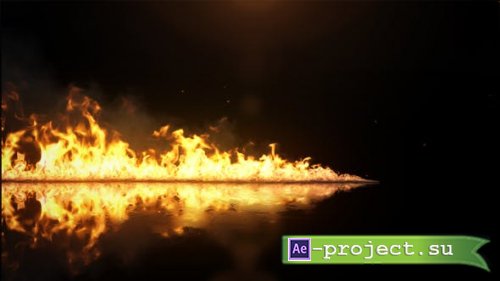 Videohive - Flaming Line Logo Reveal - 29912994 - Project for After Effects