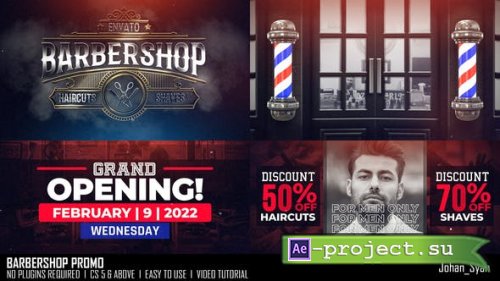 Videohive - Barbershop Promo - 35543520 - Project for After Effects