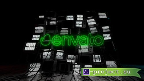 Videohive - TV Wall Logo Reveal - 30442146 - Project for After Effects
