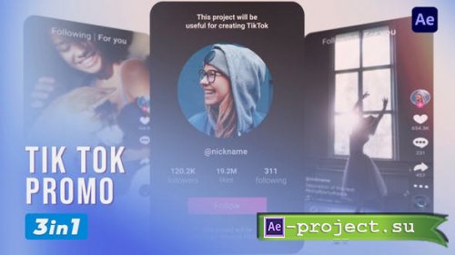 Videohive - TikTok Promo | 3 in 1 - 35336939 - Project for After Effects