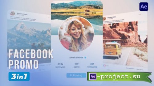 Videohive - Facebook Promo | 3 in 1 - 35548413 - Project for After Effects