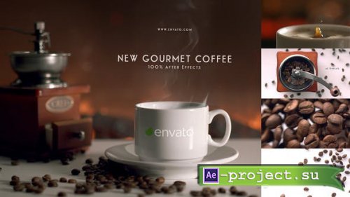 Videohive - New Gourmet Coffee - 25692222 - Project for After Effects 