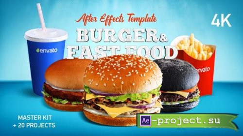 Videohive - Burger & Fast Food Promo - 22393691 - Project for After Effects