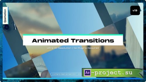 Videohive - Animated Transitions - 36064958 - Project for After Effects