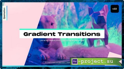 Videohive - Gradient Transitions - 36064993 - Project for After Effects