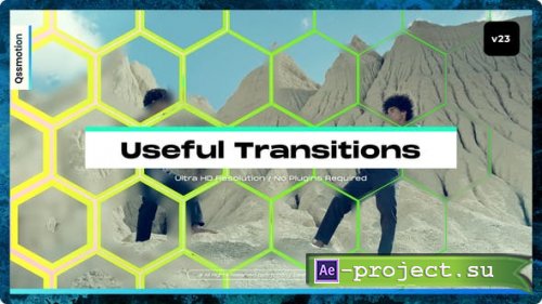 Videohive - Useful Transitions - 36065038 - Project for After Effects