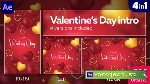 Videohive - Valentine's Day Intro || Love Story Intro - 36085845 - Project for After Effects