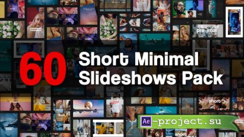 Videohive - Short Minimal Slideshows Pack V2.1 - 32968545 - Project for After Effects