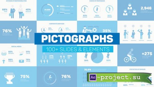 Videohive - Pictogram Infographics - 34741892 - Project for After Effects