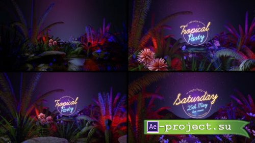 Videohive - Tropical Party Opener - 36113873 - Project for After Effects