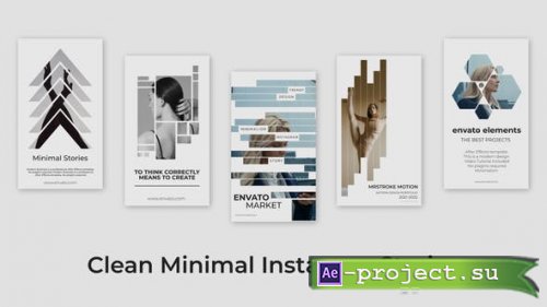Videohive - Clean Minimal Instagram Stories - 36115555 - Project for After Effects