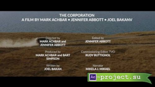  Videohive - Final credits - 36154126 - Project for After Effects