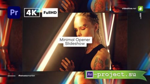 Videohive - Minimal Opener Slideshow | Premiere Pro - 36123047 - Premiere Pro Templates