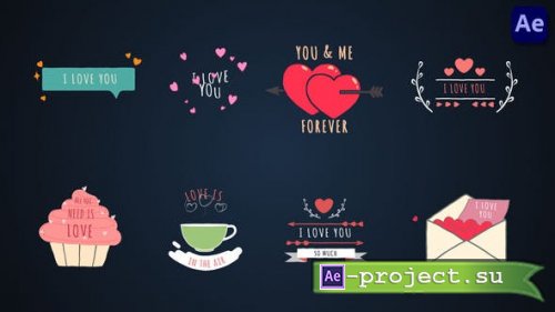 Videohive - Valentine's Day titles [After Effects]  - 36157706 - Project for After Effects