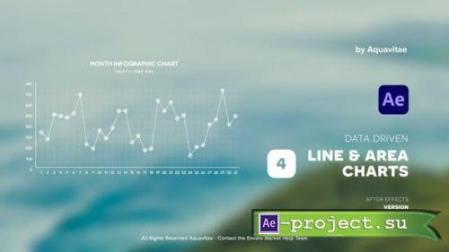 Videohive - Simple Line & Area Charts - 36135456 - Project for After Effects
