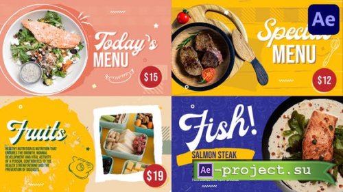 Videohive - Restaurant Food Menu | After Effects - 36175659 - Project for After Effects