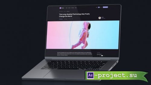 Videohive - Laptop Mockup - Website Presentation - 36195329 - Project for After Effects