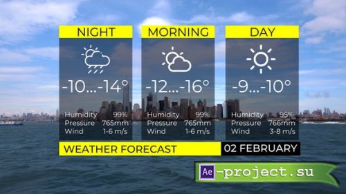 Videohive - Weather forecast - 36182385 - Project for After Effects