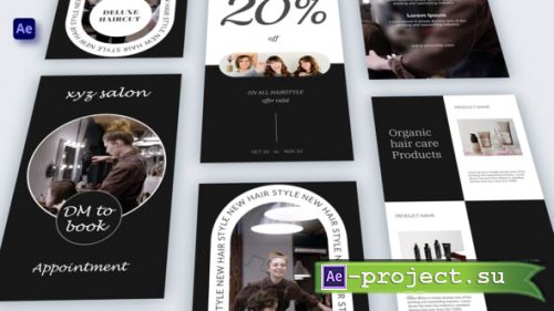 Videohive - Salon Instagram Stories (6 in 1) - 36188394 - Project for After Effects