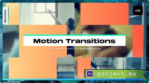 Videohive - Motion Transitions - 36184969 - Project for After Effects 