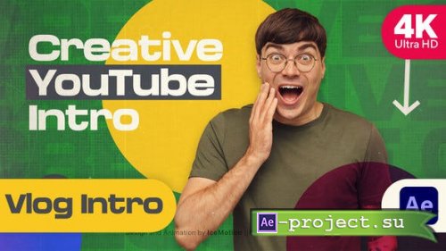 Videohive - Creative YouTube Intro || Vlog Intro - 36200484 - Project for After Effects