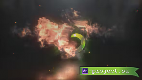 Videohive - Fire Logo Reveal - 36216876 - Project for After Effects