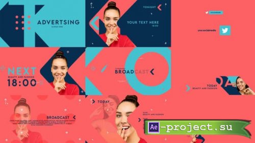 Videohive - Typographic Broadcast Pack - 32041883 - Project for After Effects