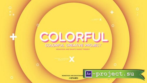 Videohive - Minimal Colorful Typo Intro - 33082144 - Project for After Effects