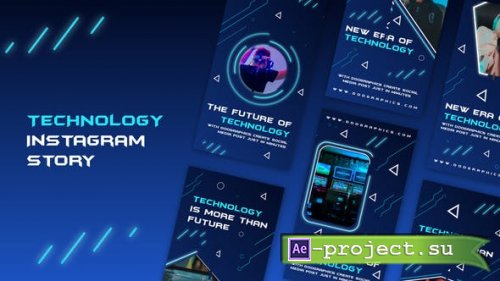 Videohive - Technology Instagram Stories - 36266126 - Project for After Effects