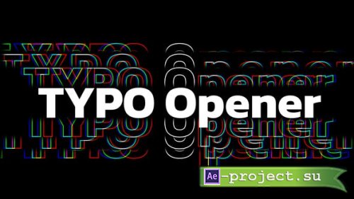 Videohive - Typo Opener - 34619395 - Project for After Effects