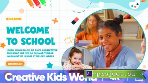Videohive - Creative Kids World Promo - 36240183 - Project for After Effects