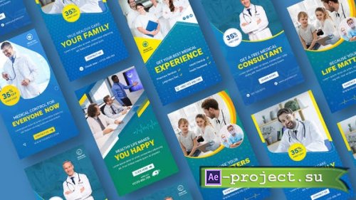 Videohive - Medical Healthcare Promo Stories Pack - 36249111 - Project for After Effects
