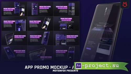 Videohive - App Promo Mockup - Android Device - 23519077 - Project for After Effects