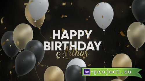 Videohive - Happy Birthday Wishes - 33022701 - Project for After Effects