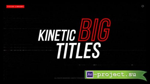 Videohive - Kinetic Typography Titles | After Effects - 36273372 - Project for After Effects