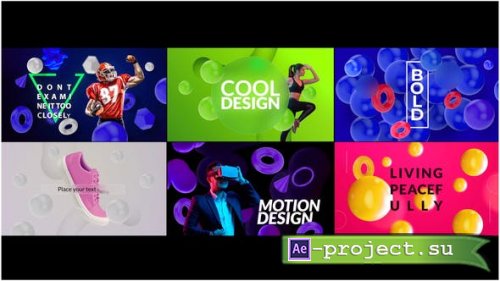 Videohive - Abstract Titles | Shapes 02 - 35720705 - Project for After Effects
