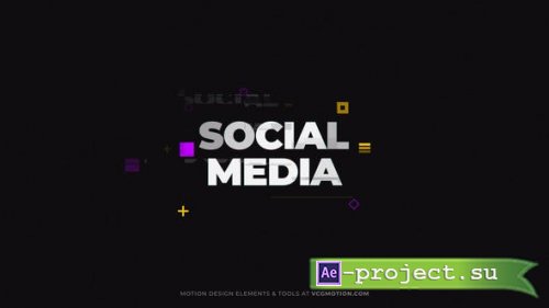 Videohive - Social Media - Glitch - 36324387 - Project for After Effects