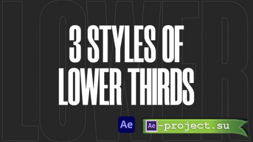 Videohive - Lower Thirds Pack | AE - 36321245 - Project for After Effects
