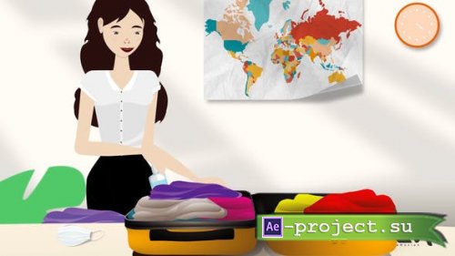 Videohive - Packing Suitcase - 36321957 - Project for After Effects