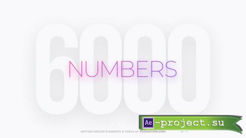 Videohive - Titles - Numbers - 36360108 - Project for After Effects